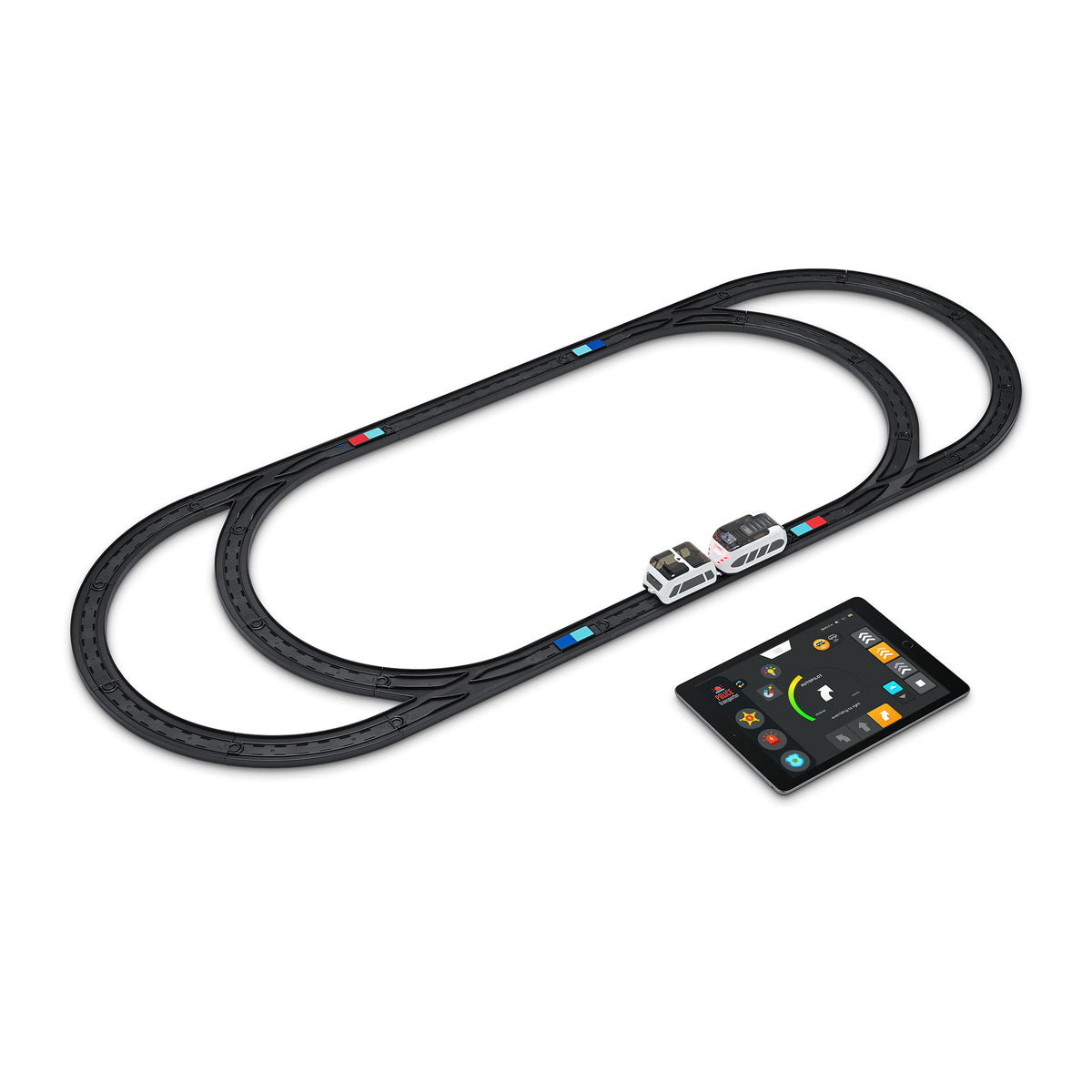 スマートトレイン スターターセットの箱と内容物